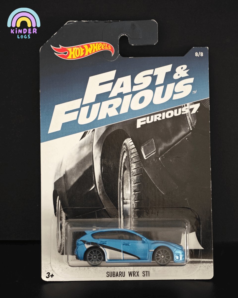 Fast And Furious Hot Wheels Subaru WRX STI - Kinder Logs