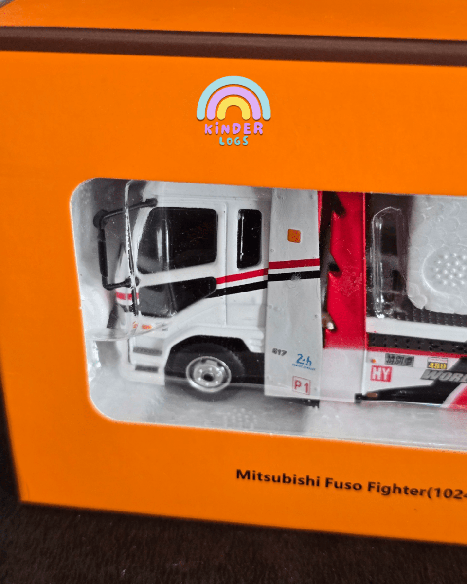 GCD Mitsubishi Fuso Fighter 1024 (2017) Double Deck Tow Truck - Kinder Logs