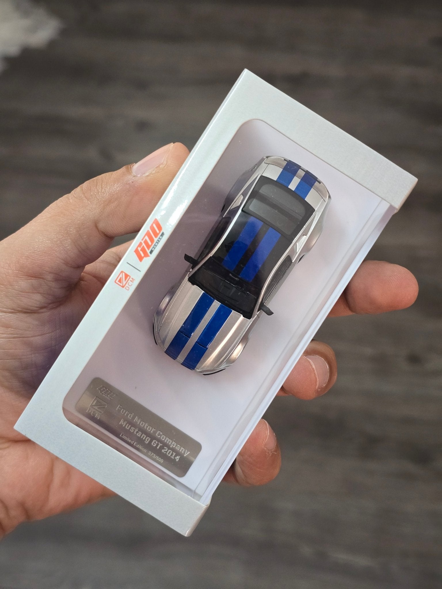 GDO Hunter x DCM 2014 Ford Mustang GT (Need For Speed Silver) - Kinder Logs