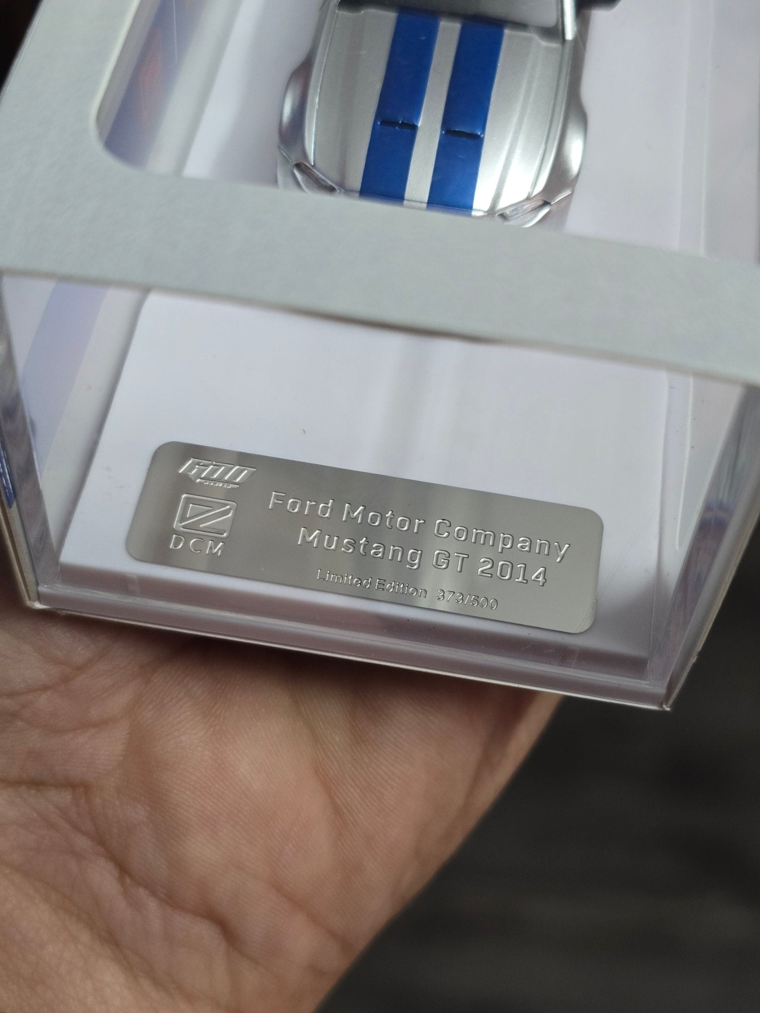 GDO Hunter x DCM 2014 Ford Mustang GT (Need For Speed Silver) - Kinder Logs