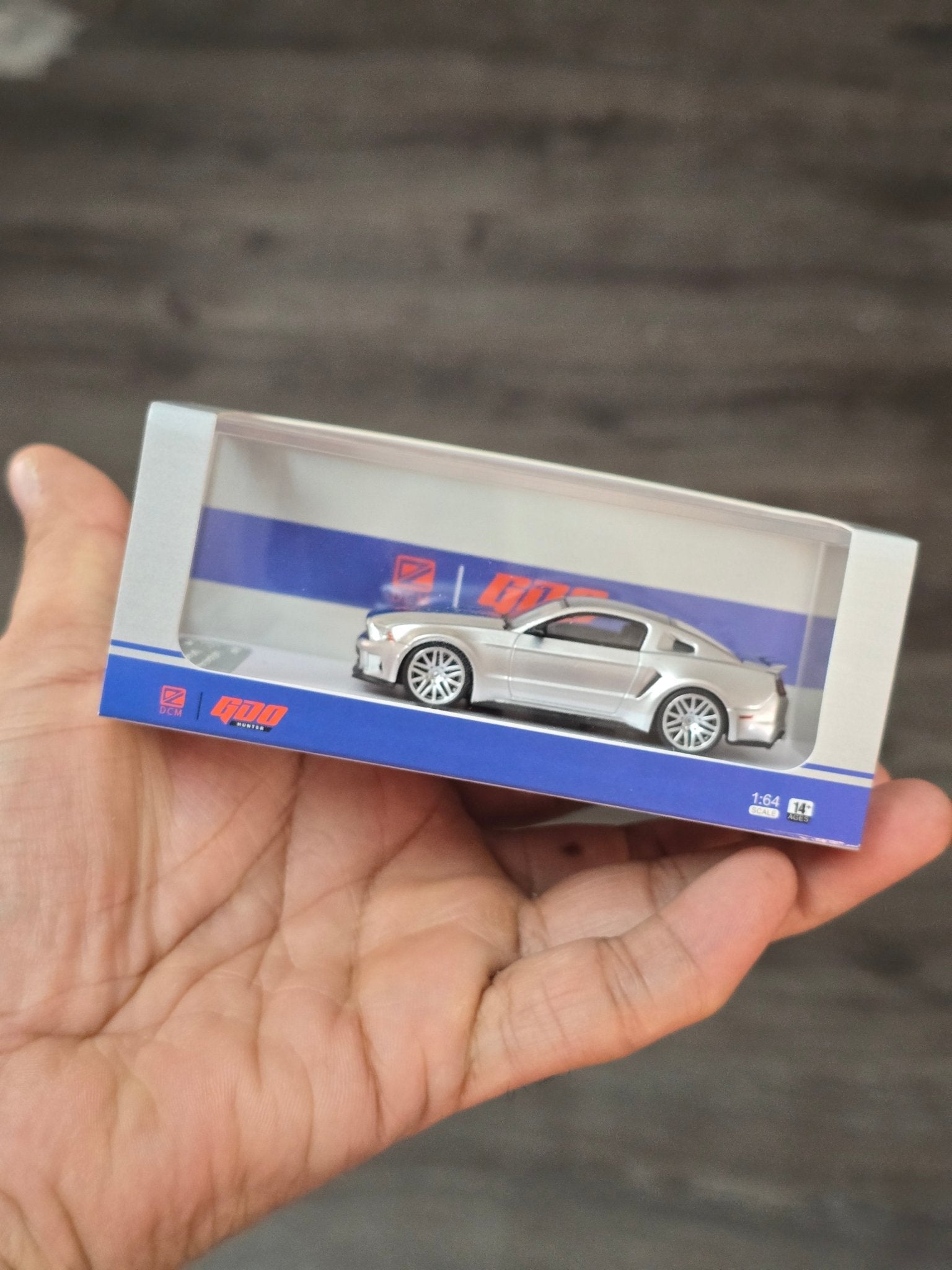 GDO Hunter x DCM 2014 Ford Mustang GT (Need For Speed Silver) - Kinder Logs