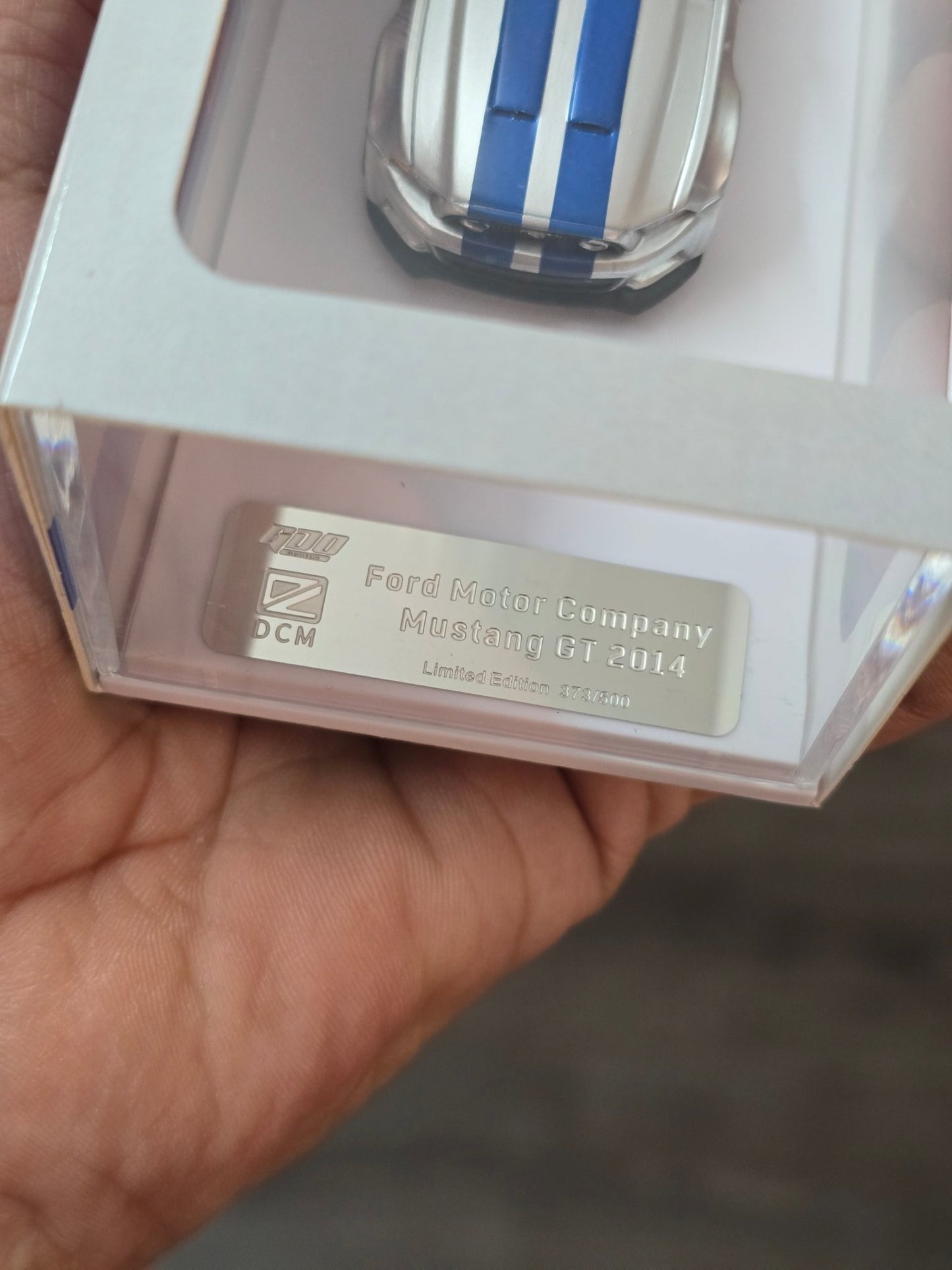 GDO Hunter x DCM 2014 Ford Mustang GT (Need For Speed Silver) - Kinder Logs