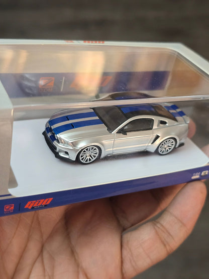 GDO Hunter x DCM 2014 Ford Mustang GT (Need For Speed Silver) - Kinder Logs