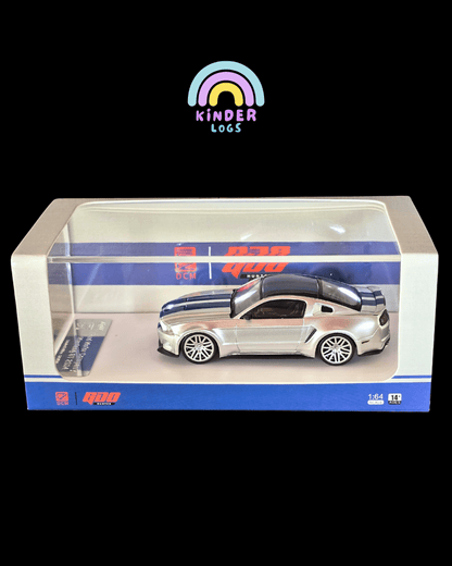 GDO Hunter x DCM 2014 Ford Mustang GT (Need For Speed Silver) - Kinder Logs