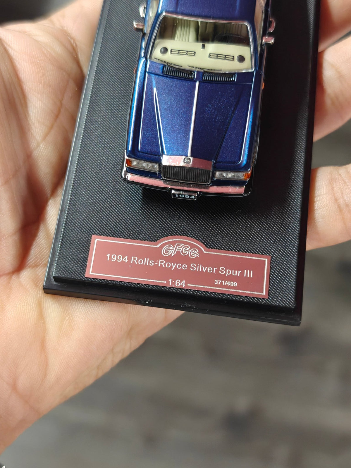 GFCC 1994 Rolls-Royce Silver Spur III - Blue (Open Box) - Kinder Logs