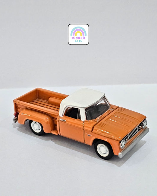 Greenlight 1965 Dodge D100 - Route 66 (Uncarded) - Kinder Logs