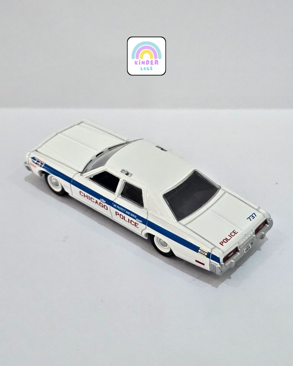 Greenlight 1975 Dodge Monaco Police Car (Uncarded) - Kinder Logs