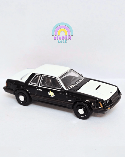 Greenlight 1982 Ford Mustang SSP - Texas Department Public Safety (Uncarded - New) - Kinder Logs
