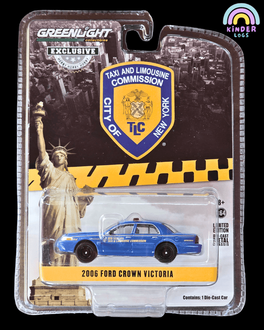 Greenlight 2006 Ford Crown Victoria TLC New York (Sealed Pack) - Kinder Logs