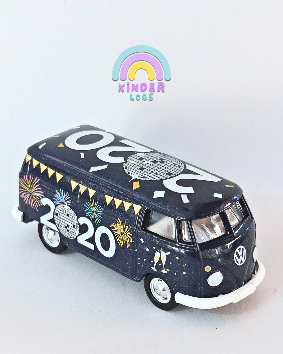 Greenlight Volkswagen Panel Van - Dark Blue (Uncarded - New) - Kinder Logs
