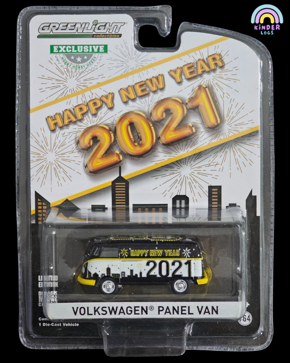 Greenlight Volkswagen Panel Van - Happy New Year 2021 - Kinder Logs