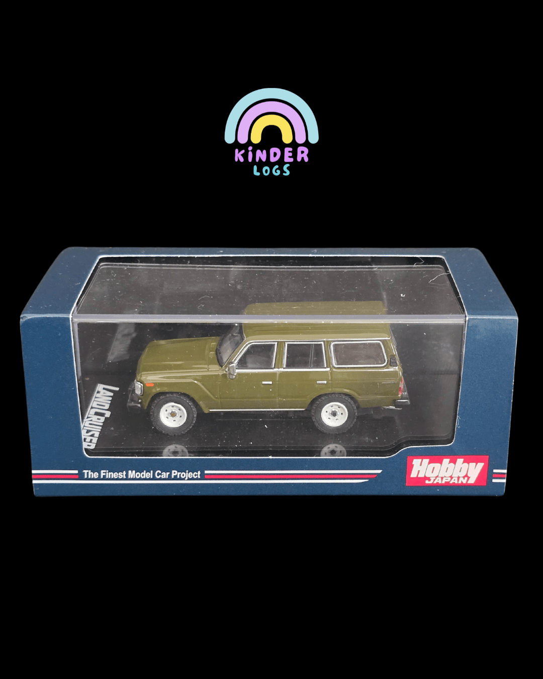 Hobby Japan 1988 Toyota Land Cruiser 60 GX - Olive Green - Kinder Logs
