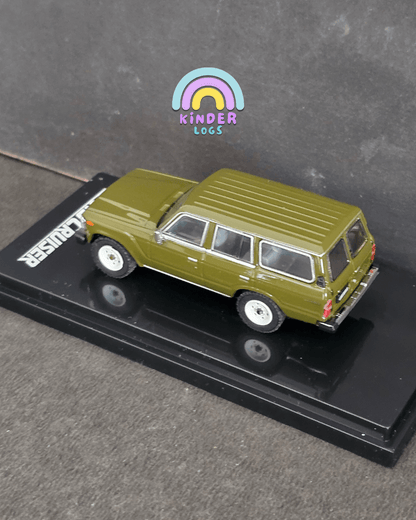 Hobby Japan 1988 Toyota Land Cruiser 60 GX - Olive Green - Kinder Logs