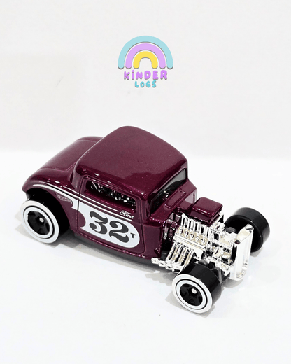 Hot Wheels 1932 Ford - Old Wine (Uncarded) - Kinder Logs