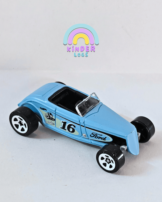 Hot Wheels 1933 Ford Lo Boy - Blue (Uncarded - New) - Kinder Logs