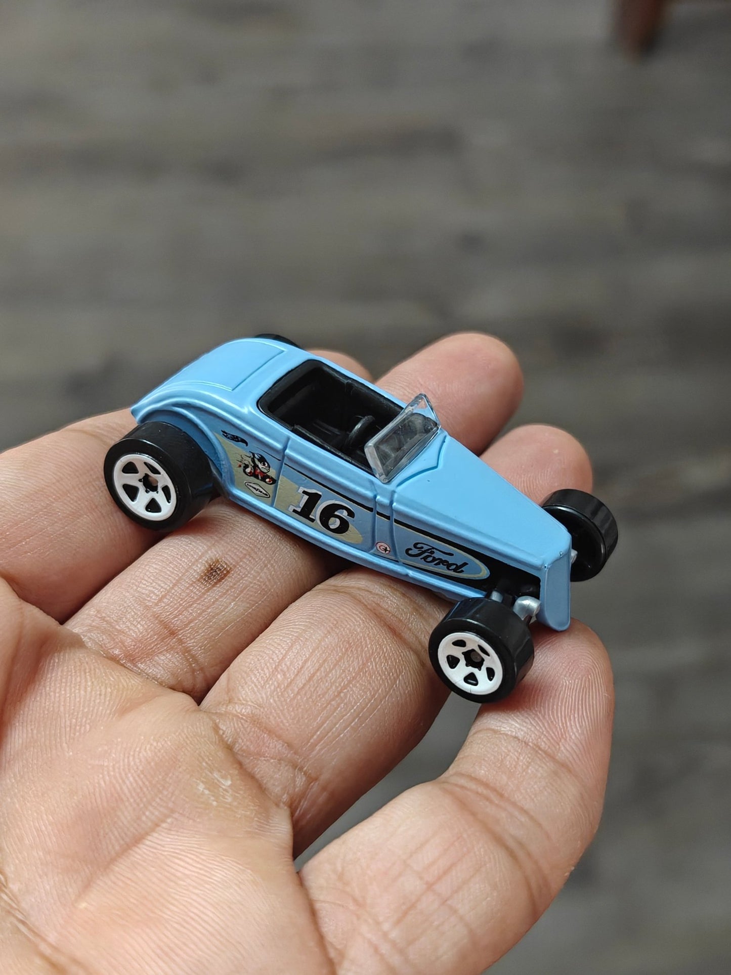 Hot Wheels 1933 Ford Lo Boy - Blue (Uncarded - New) - Kinder Logs