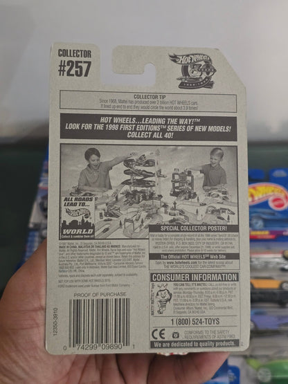 Hot Wheels 1934 Ford 3 - Window Car - Collector No. 257 - Kinder Logs