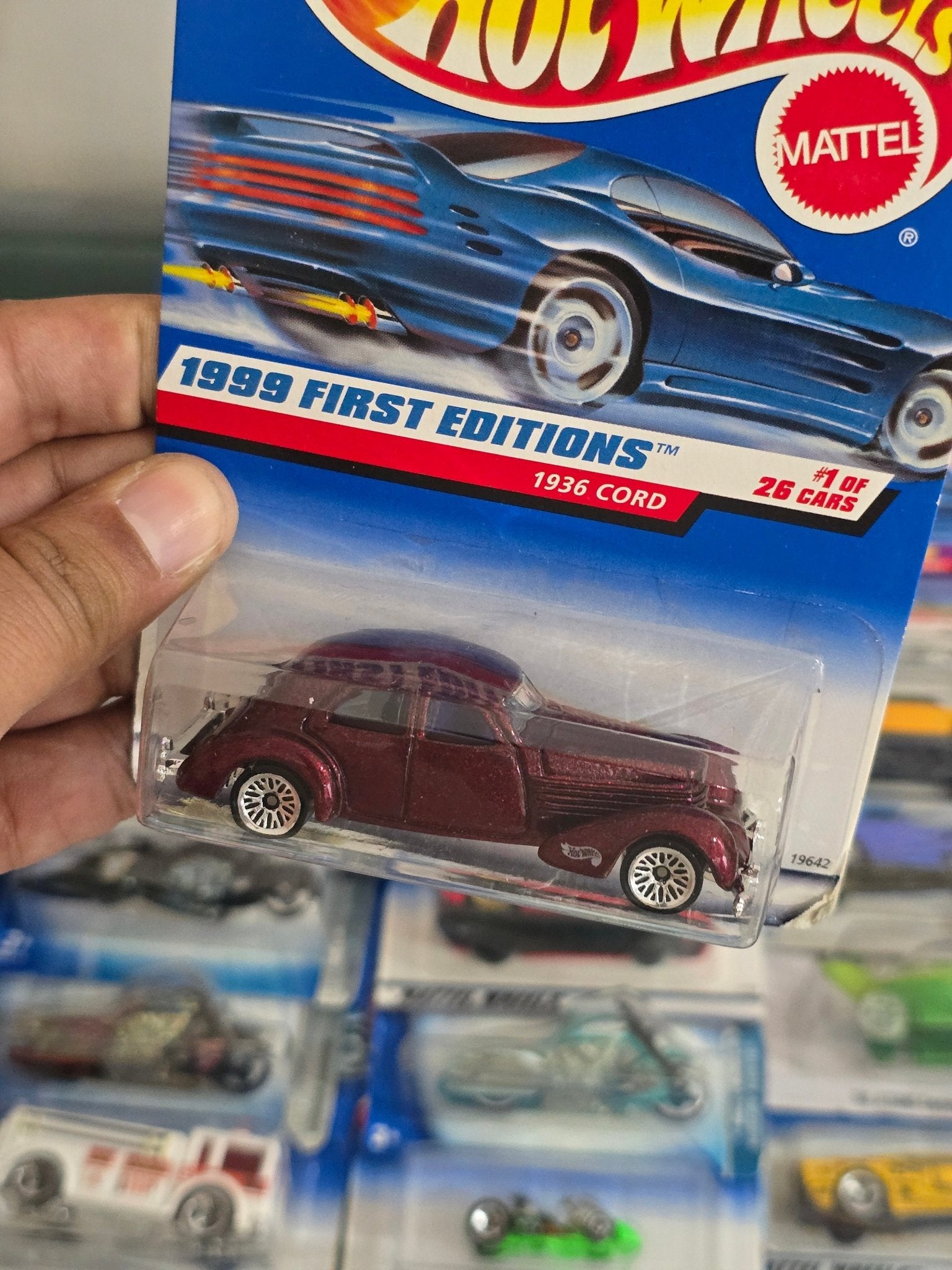 Hot Wheels 1936 Cord - 1999 First Editions - Kinder Logs