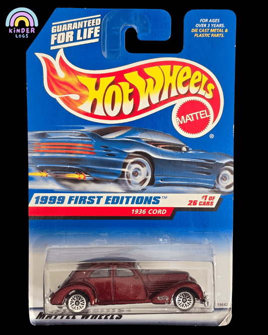 Hot Wheels 1936 Cord - 1999 First Editions - Kinder Logs
