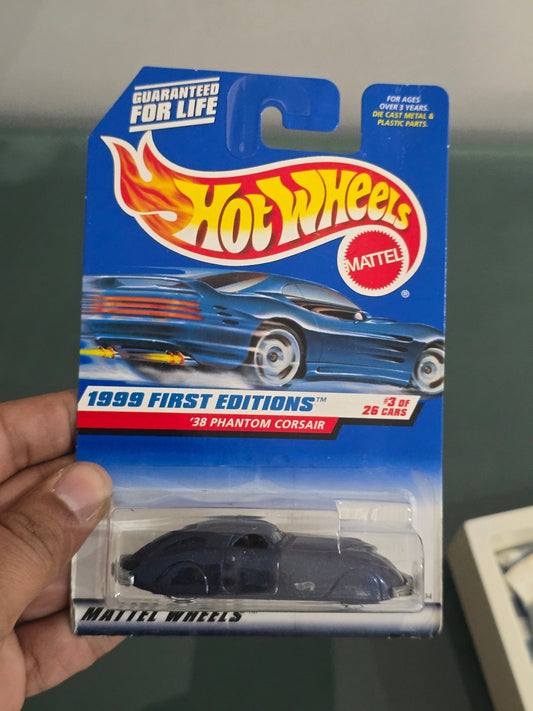 Hot Wheels 1938 Phantom Corsair - 1999 First Editions - Kinder Logs