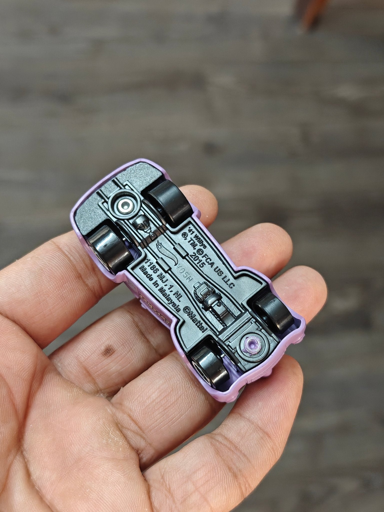 Hot Wheels 1941 Willys - Purple (Uncarded - New) - Kinder Logs