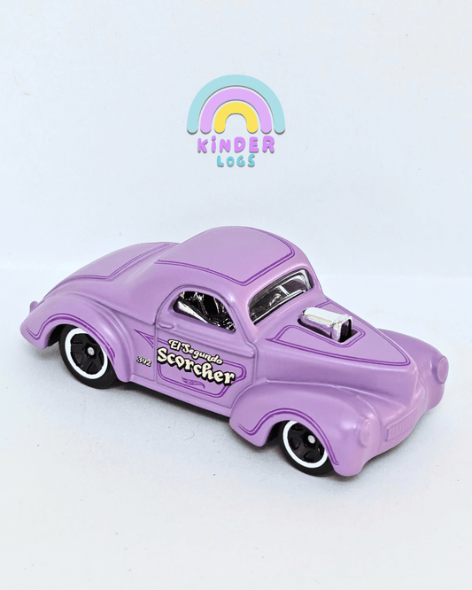 Hot Wheels 1941 Willys - Purple (Uncarded - New) - Kinder Logs