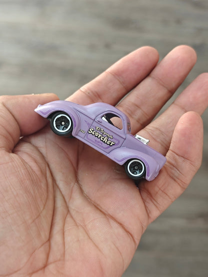 Hot Wheels 1941 Willys - Purple (Uncarded - New) - Kinder Logs