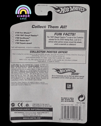 Hot Wheels 1947 Chevy Fleetline - Collector No. 159 - Kinder Logs