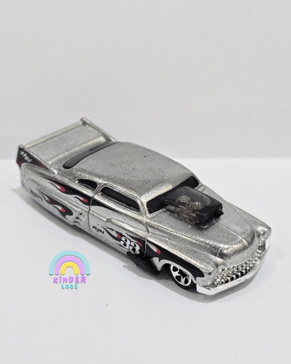 Hot Wheels 1949 Drag Merc - Silver (Uncarded) - Kinder Logs