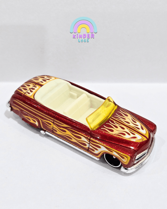 Hot Wheels 1949 Merc - Red With Flames (Uncarded) - Kinder Logs