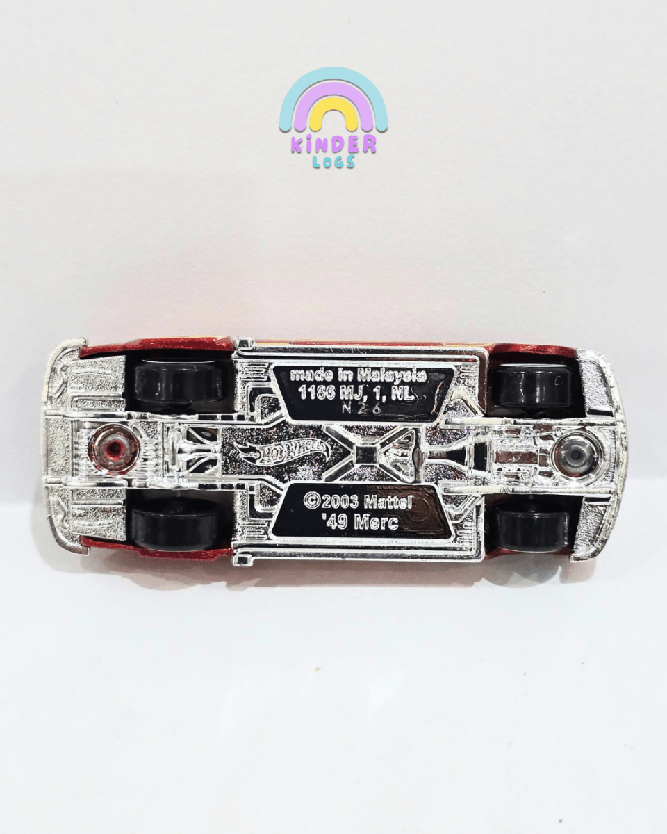 Hot Wheels 1949 Merc - Red With Flames (Uncarded) - Kinder Logs