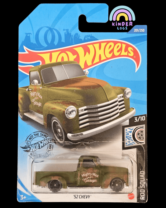 Hot Wheels 1952 Chevy - Mighty Max Garage - Kinder Logs