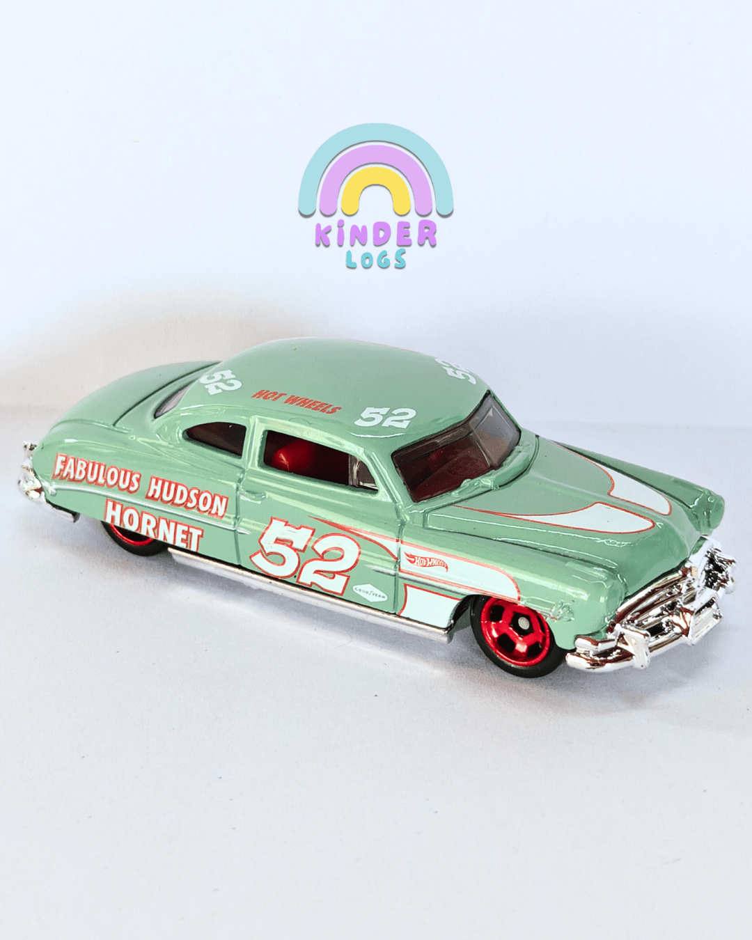 Hot Wheels 1952 Hudson Hornet - Green (Uncarded - New) - Kinder Logs