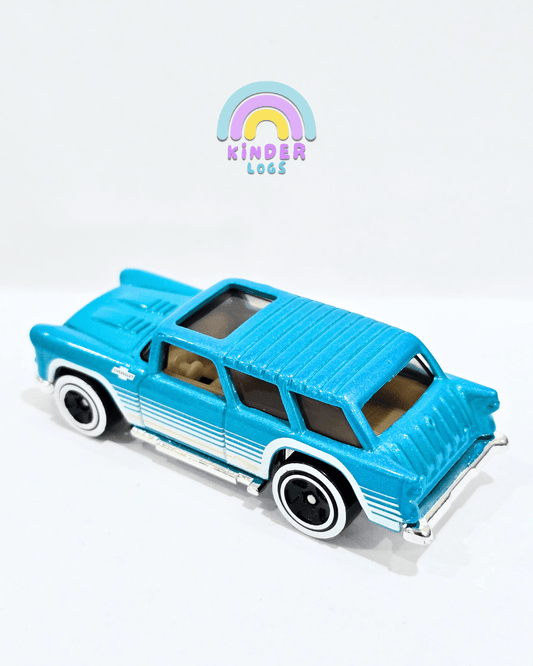 Hot Wheels 1955 Chevrolet Nomad - Blue (Uncarded) - Kinder Logs
