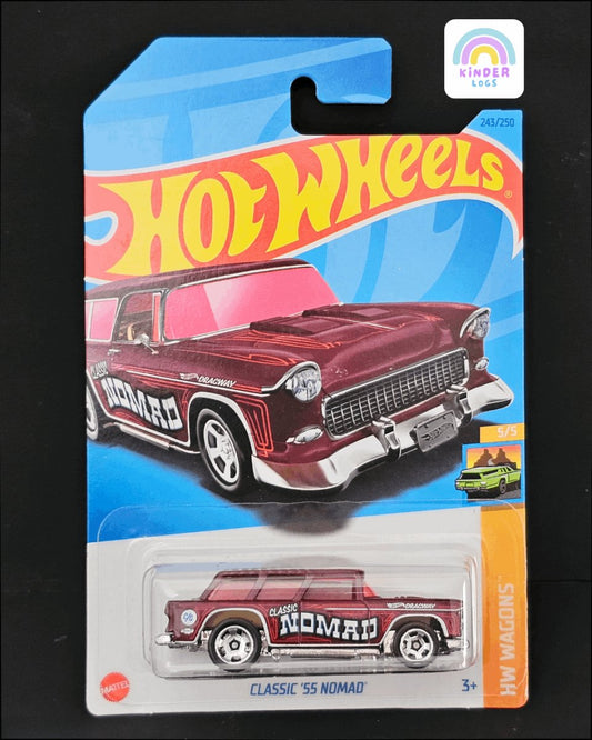 Hot Wheels 1955 Chevrolet Nomad Classic - Kinder Logs