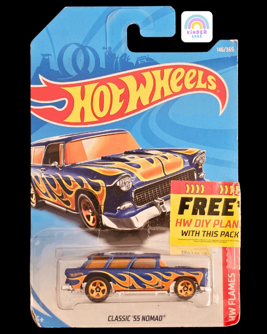 Hot Wheels 1955 Chevrolet Nomad Classic Edition - Kinder Logs
