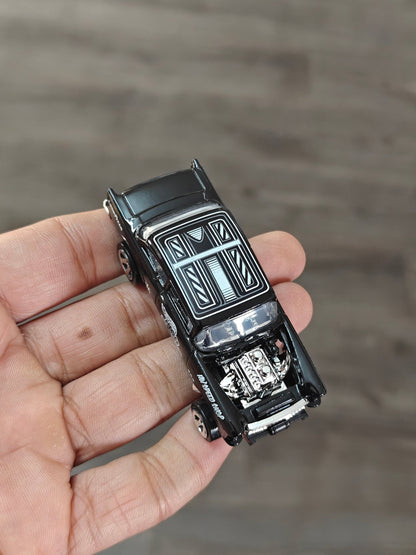 Hot Wheels 1955 Chevy Bel Air Gasser - Black (Uncarded - New) - Kinder Logs