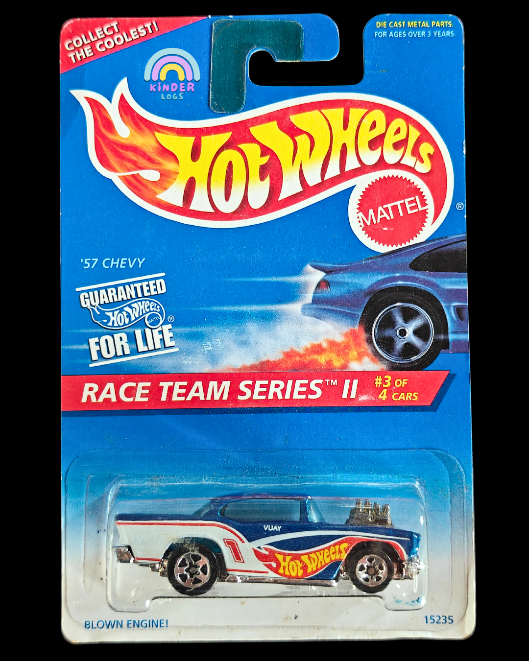 Hot Wheels 1957 Chevy - Race Team Series II (Imported) - Kinder Logs
