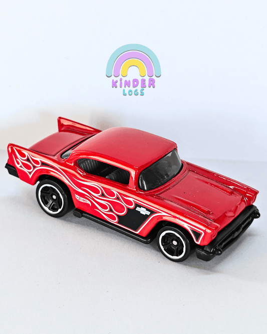 Hot Wheels 1957 Chevy - Red (Uncarded - New) - Kinder Logs