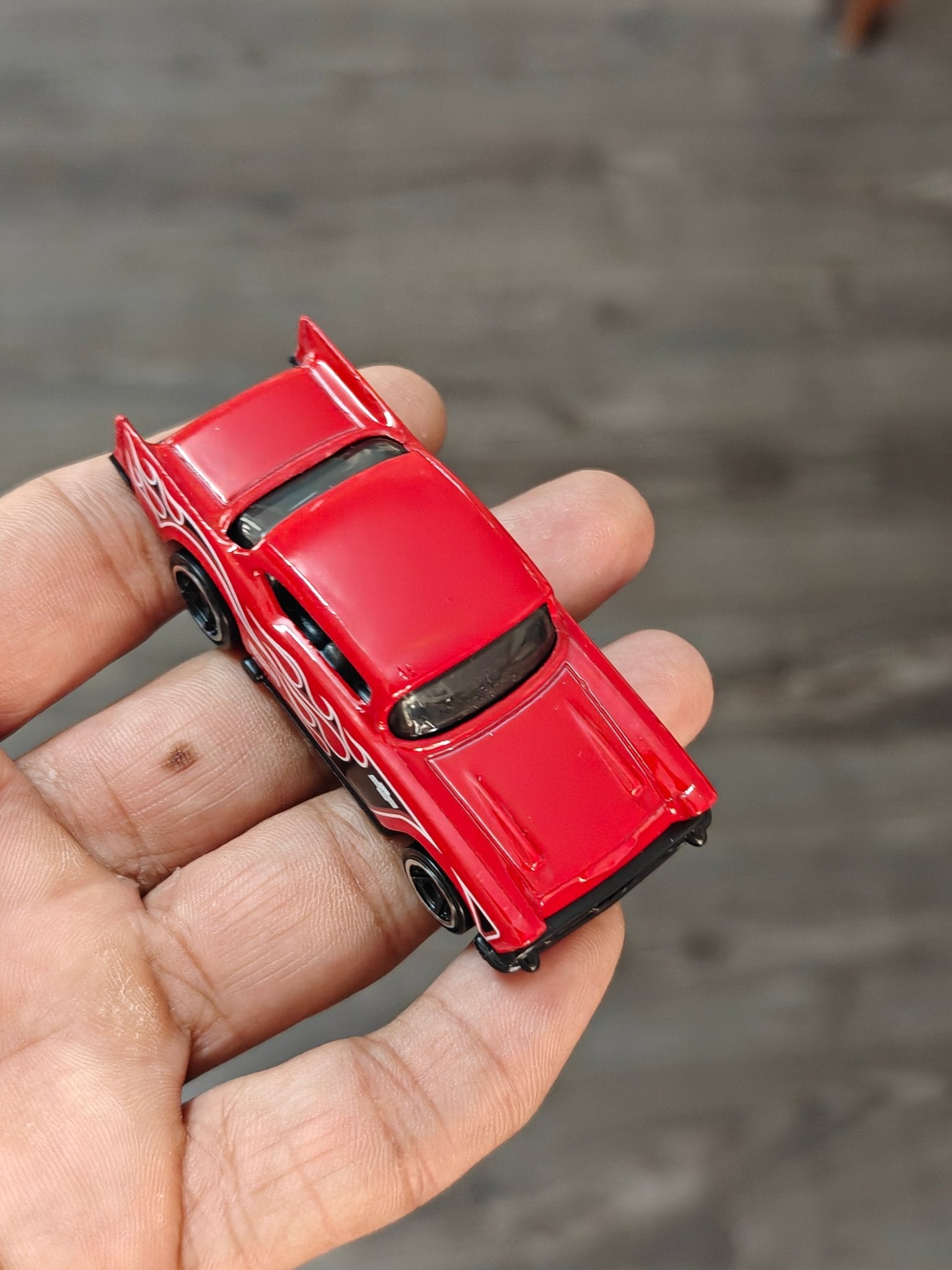 Hot Wheels 1957 Chevy - Red (Uncarded - New) - Kinder Logs