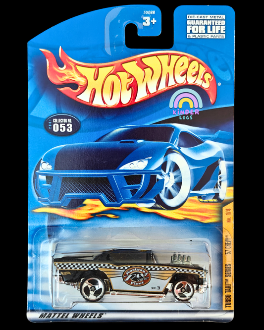 Hot Wheels 1957 Chevy - Turbo Taxi Series (Imported) - Kinder Logs