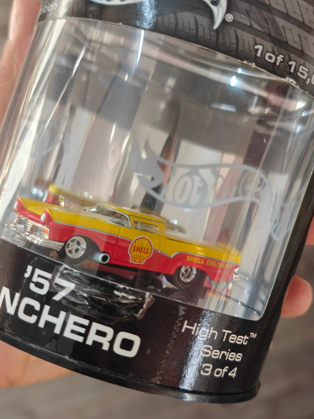 Hot Wheels 1957 Ford Ranchero Shell Oil Car (Imported) - Kinder Logs