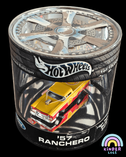 Hot Wheels 1957 Ford Ranchero Shell Oil Car (Imported) - Kinder Logs