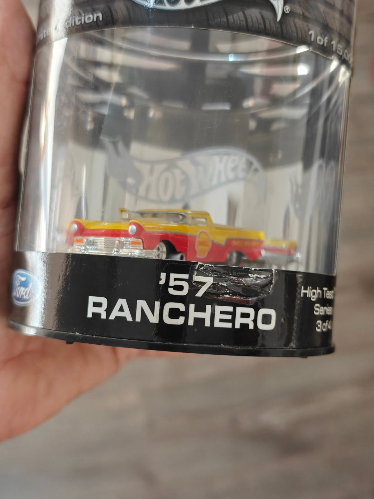 Hot Wheels 1957 Ford Ranchero Shell Oil Car (Imported) - Kinder Logs