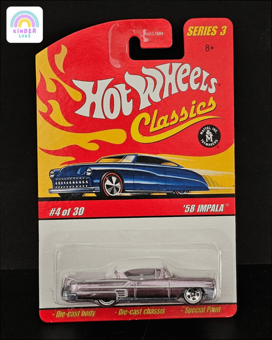 Hot Wheels 1958 Chevrolet Impala (HW Classics Series) - Kinder Logs