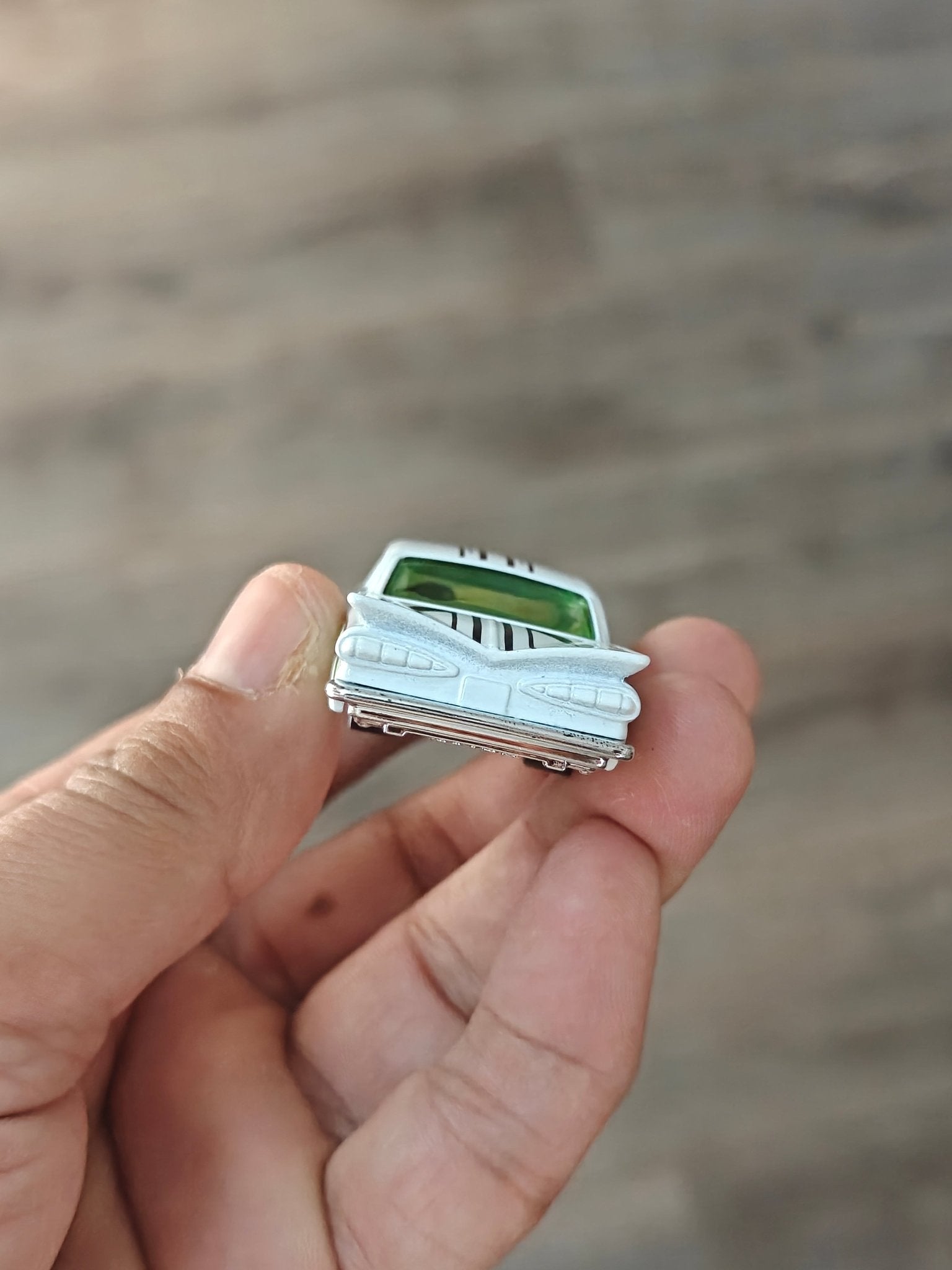 Hot Wheels 1959 Chevy Impala - White (Uncarded - New) - Kinder Logs