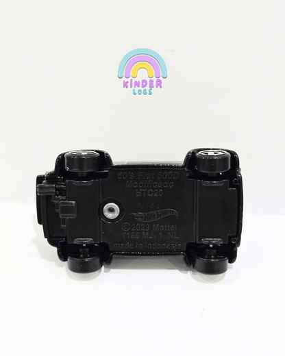 Hot Wheels 1960s Fiat 500 D Modificado - Black (Uncarded) - Kinder Logs