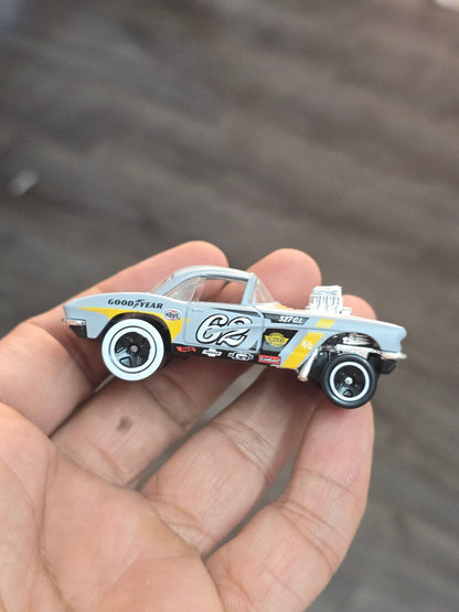 Hot Wheels 1962 Corvette Gasser - Grey (Uncarded - New) - Kinder Logs