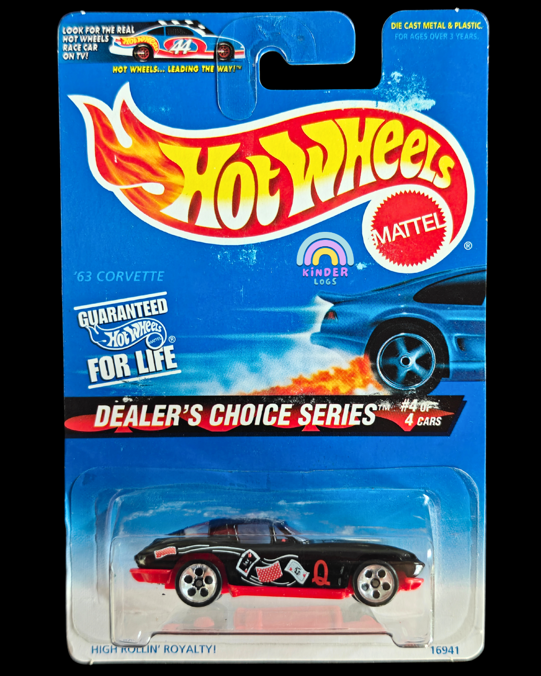 Hot Wheels 1963 Chevy Corvette - Dealer's Choice Series (Imported) - Kinder Logs