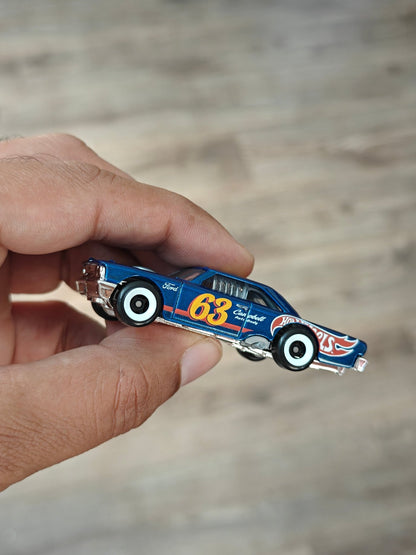 Hot Wheels 1963 Ford Galaxie - Blue (Uncarded - New) - Kinder Logs